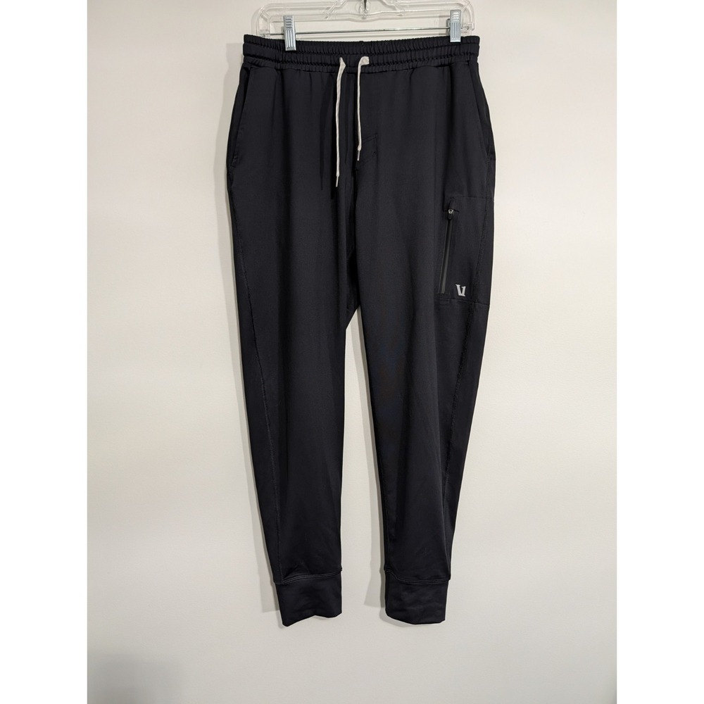 Vuori Sunday Joggers Men's Medium Black  Performance Stretch Sweatpants Pants